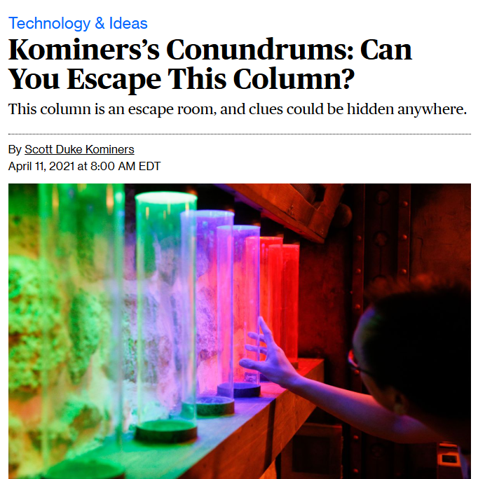 Can You Escape This Column?